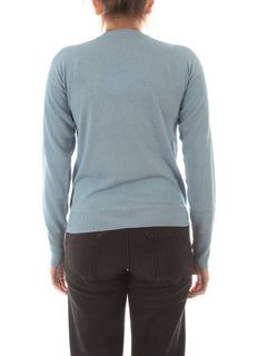 Emme Marella SGUIZZO maglia con lurex da donna azzurro lurex