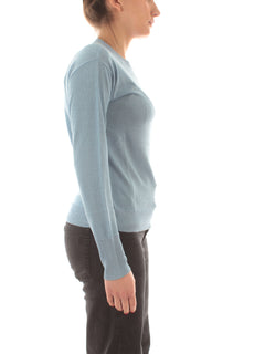 Emme Marella SGUIZZO maglia con lurex da donna azzurro lurex