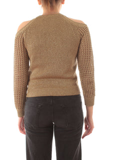 Emme Marella ZELMA maglia con lurex da donna tabacco