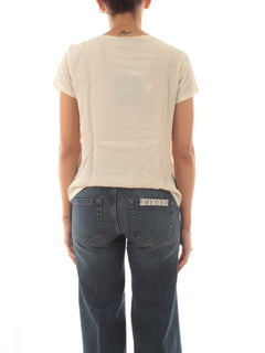 Emme Marella INN blusa in misto seta da donna burro