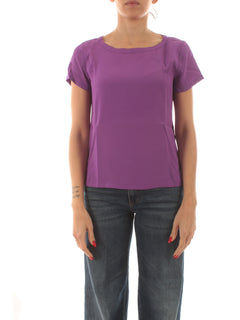 Emme Marella INN blusa in misto seta da donna ciclamino