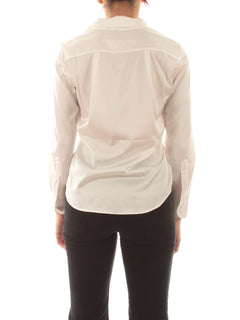 Emme Marella SONETTO camicia in raso da donna bianco