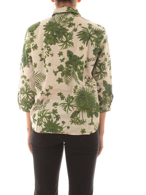 Emme Marella BOBOLI camicia da donna verde