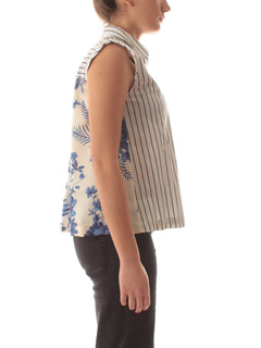 Emme Marella STIPITE camicia da donna fondo bianco
