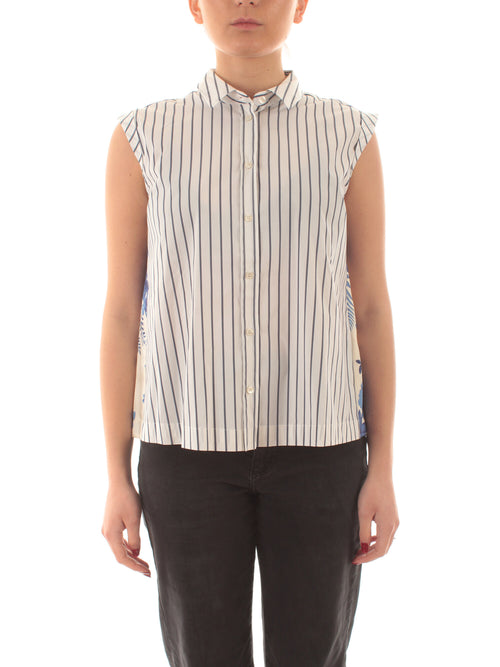 Emme Marella STIPITE camicia da donna fondo bianco