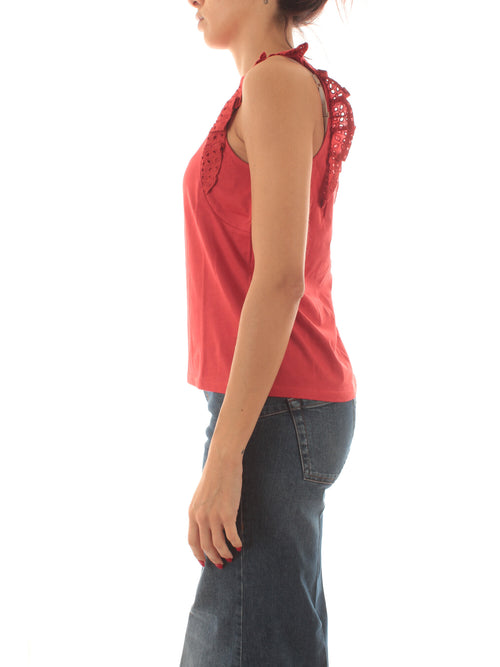Emme Marella PIOVRA top da donna rosso