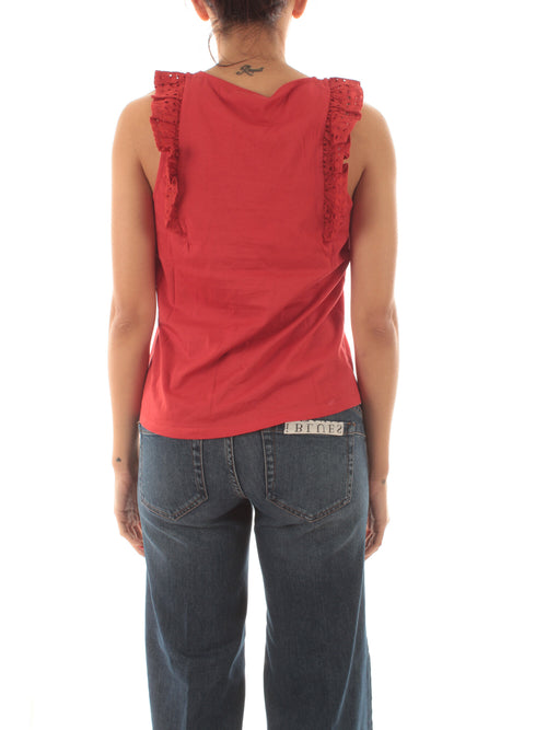 Emme Marella PIOVRA top da donna rosso