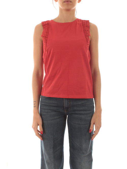 Emme Marella PIOVRA top da donna rosso