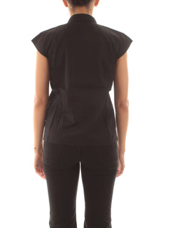Emme Marella SALMO camicia in popeline da donna nero