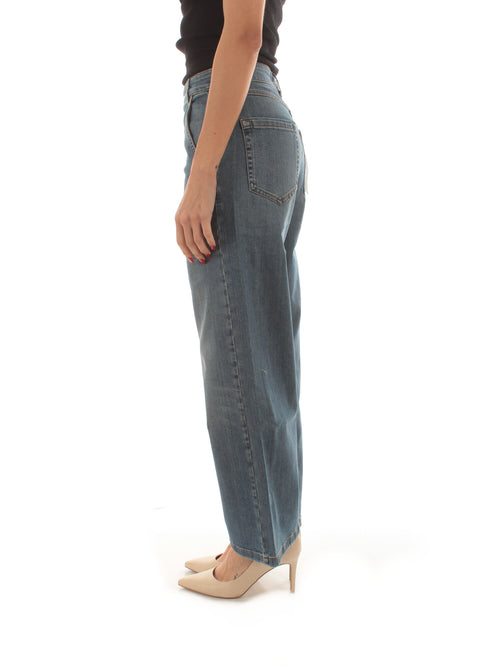 Iblues SOPHIE jeans a palazzo da donna blu