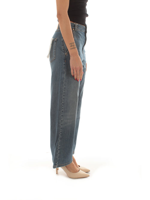 Iblues SOPHIE jeans a palazzo da donna blu