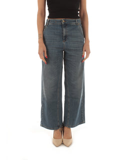 Iblues SOPHIE jeans a palazzo da donna blu