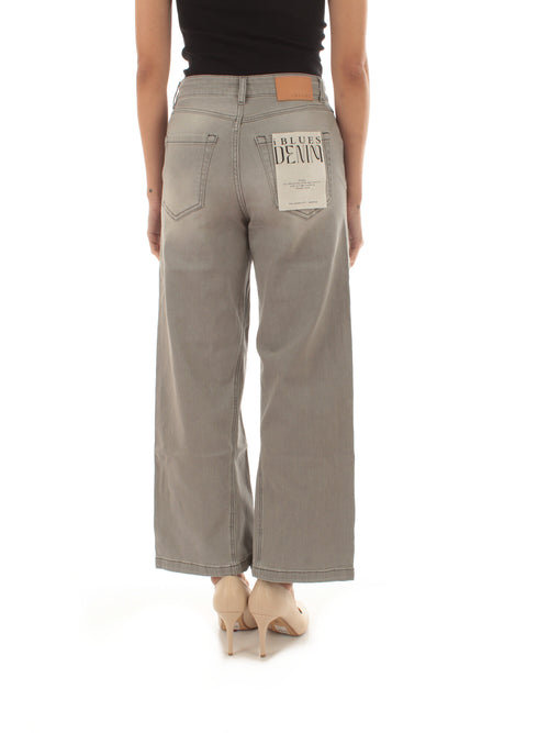 Iblues SOPHIE jeans a palazzo da donna grigio