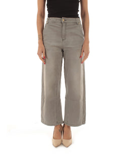 Iblues SOPHIE jeans a palazzo da donna grigio