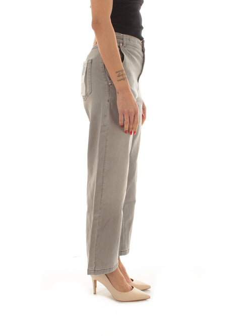 Iblues SOPHIE jeans a palazzo da donna grigio