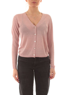 Iblues SHINE cardigan con lurex da donna rosa