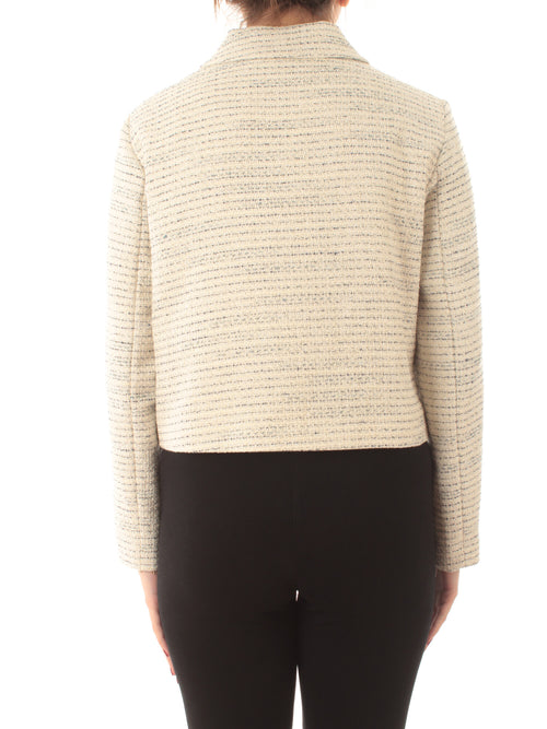 Iblues POLGO giacca in tweed da donna bianco