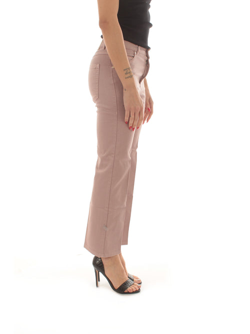 Iblues ONORE pantalone flare da donna rosa canina