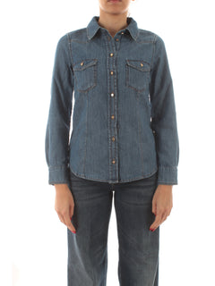 Iblues GAETA camicia da donna blue jeans