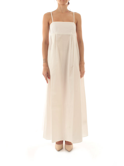 Iblues FILTRO abito lungo in popeline da donna bianco