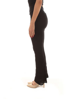 Twinset pantalone in maglia con pizzo da donna