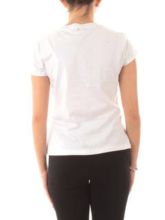 Twinset Actitude T-shirt con ricamo a mano e logo da donna papers