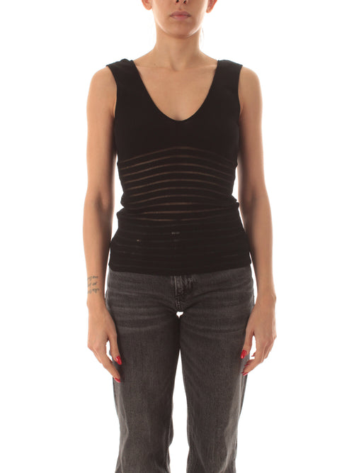 Jucca top in maglia da donna nero