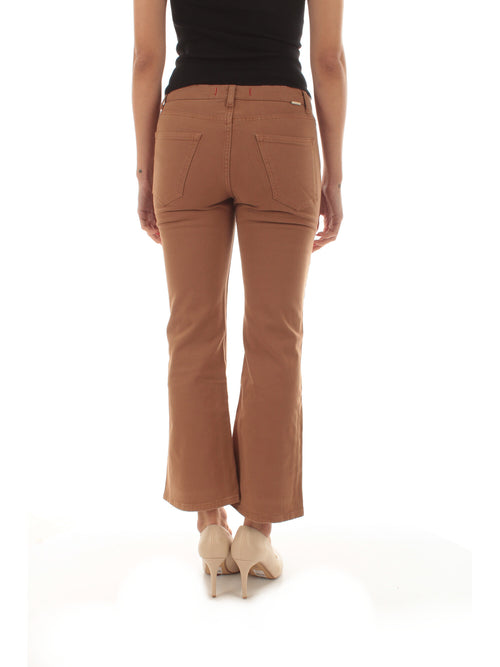 Jucca jeans a zampa da donna terra