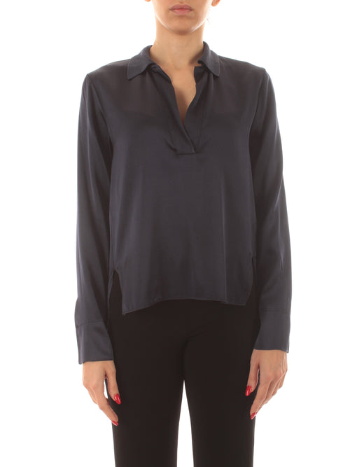 Jucca T-shirt in seta da donna lapis