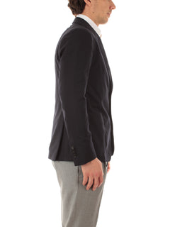 Tagliatore blazer monopetto da uomo blu