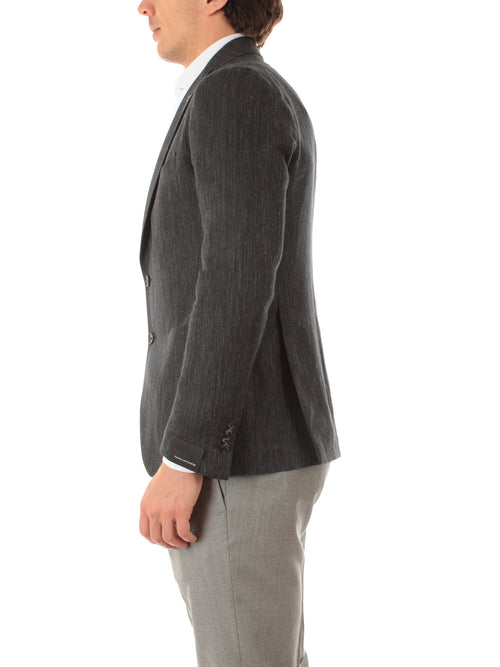 Tagliatore blazer monopetto da uomo antracite