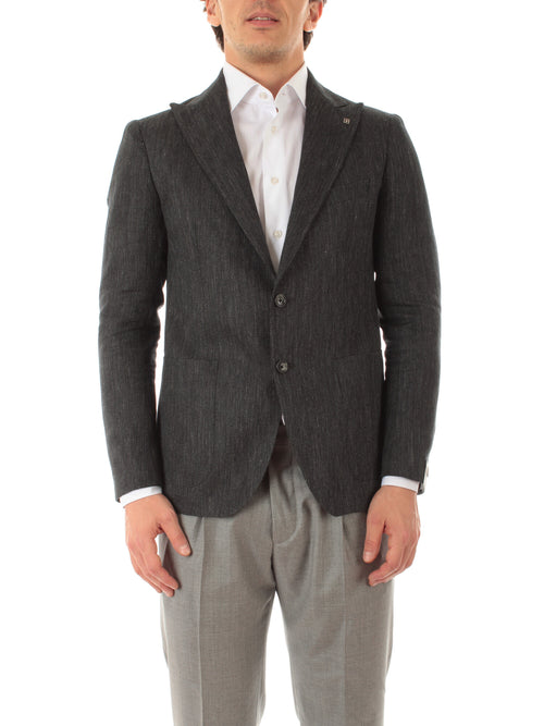 Tagliatore blazer monopetto da uomo antracite