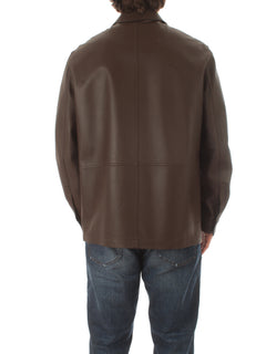 Tagliatore DANIEL camicia in pelle da uomo moro