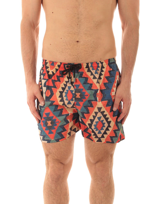 Tooco Beachwear INKA SUMMER costume da bagno da uomo multicolor