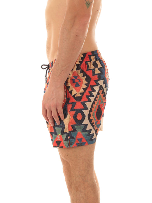 Tooco Beachwear INKA SUMMER costume da bagno da uomo multicolor