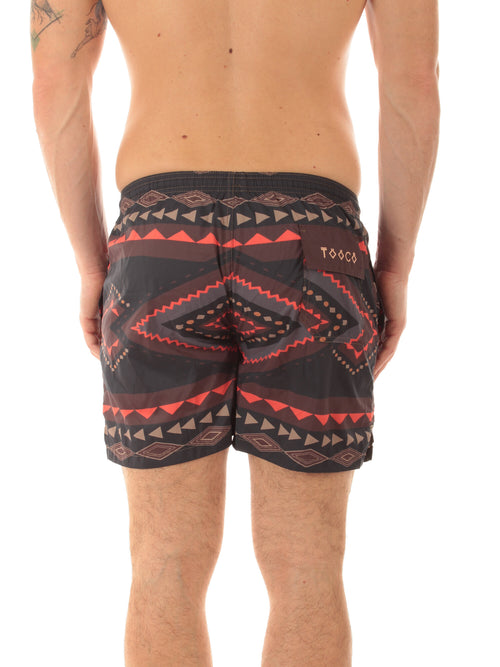 Tooco Beachwear INKA SUMMER costume da bagno da uomo navy