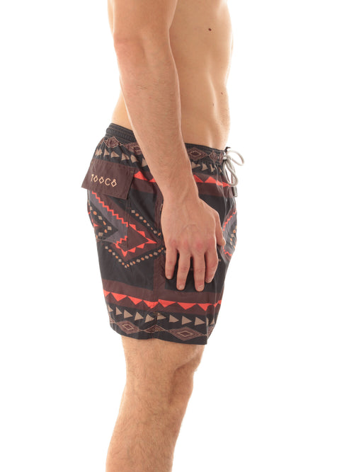 Tooco Beachwear INKA SUMMER costume da bagno da uomo navy