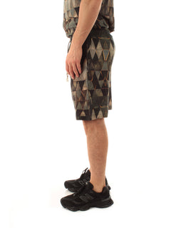 Tooco Beachwear AVEIRO bermuda in rayon da uomo brown