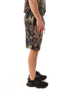 Tooco Beachwear AVEIRO bermuda in rayon da uomo brown