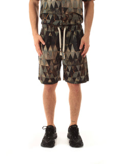 Tooco Beachwear AVEIRO bermuda in rayon da uomo brown