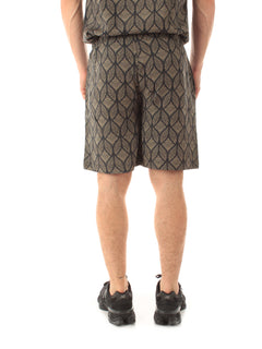 Tooco Beachwear pargo bermuda in rayon da uomo black