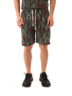 Tooco Beachwear savana bermuda in rayon da uomo sage