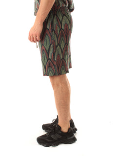 Tooco Beachwear savana bermuda in rayon da uomo sage