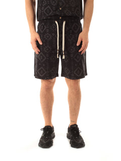 Tooco Beachwear monouxy bermuda in rayon da uomo black