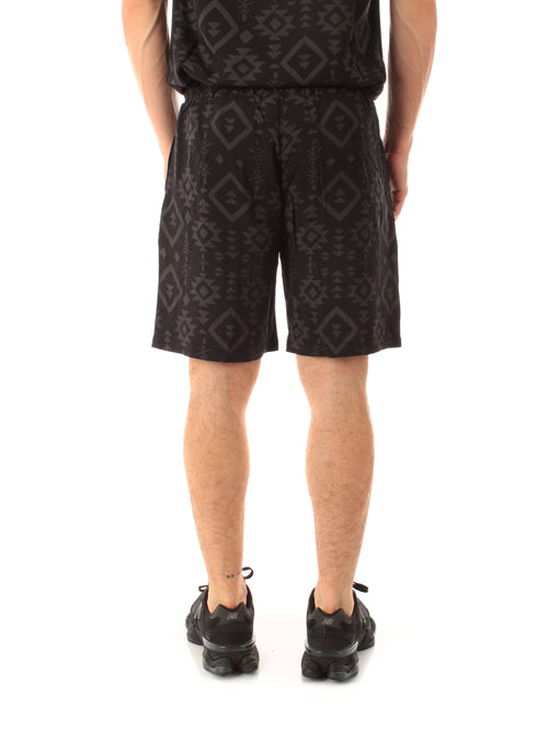Tooco Beachwear monouxy bermuda in rayon da uomo black