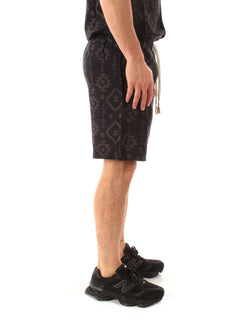 Tooco Beachwear monouxy bermuda in rayon da uomo black