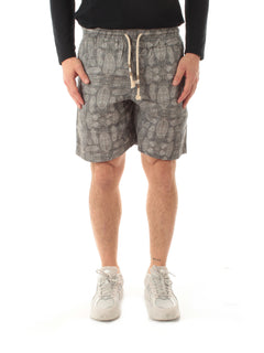 Tooco Beachwear OLDANA bermuda in lino da uomo grey