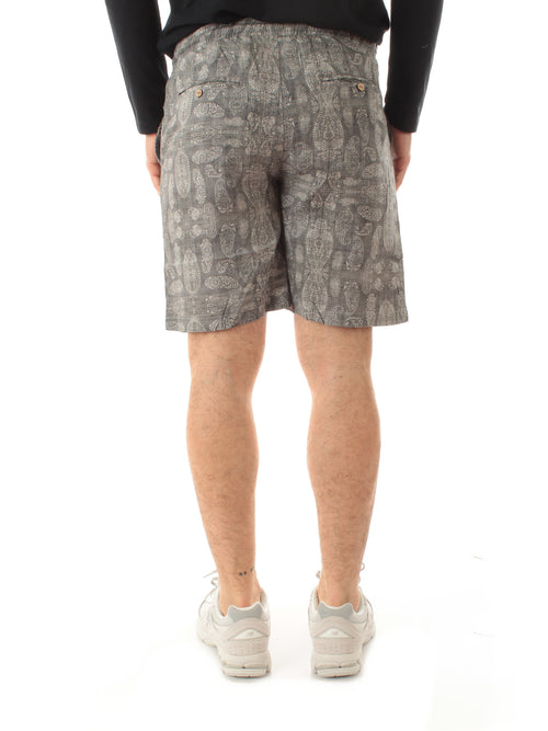 Tooco Beachwear OLDANA bermuda in lino da uomo grey