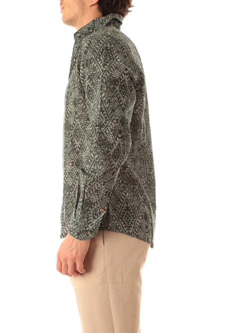 Tooco Beachwear SALINAS camicia da uomo army green