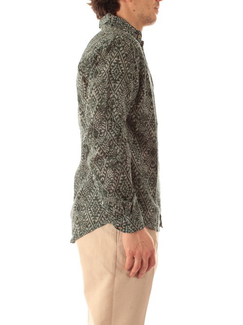 Tooco Beachwear SALINAS camicia da uomo army green